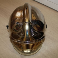 Шлем пожарного "Gallet" F1SF (никелированный)