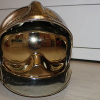 Шлем пожарного "Gallet" F1SF (никелированный)